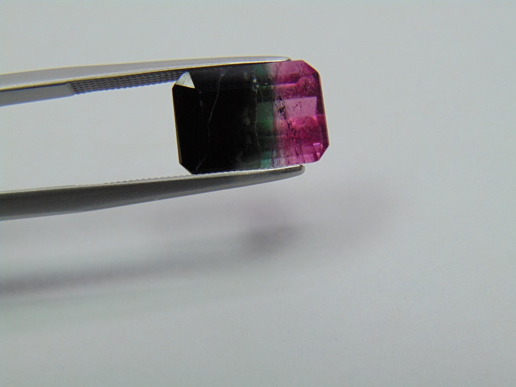 Turmalina Bicolor 5,10ct 12x9mm