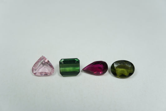 2ct Turmalina mix 6.5x4mm / 6x4.5mm / 5.5x5mm / 5x4mm