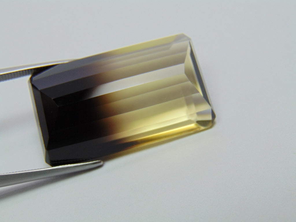 36.90ct Quartz Bicolor 28x17mm