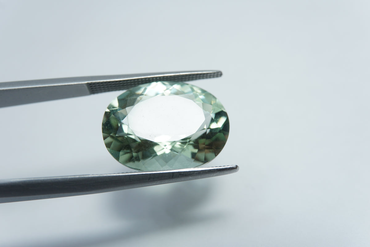 Prasiolita 10.45ct 17x13mm