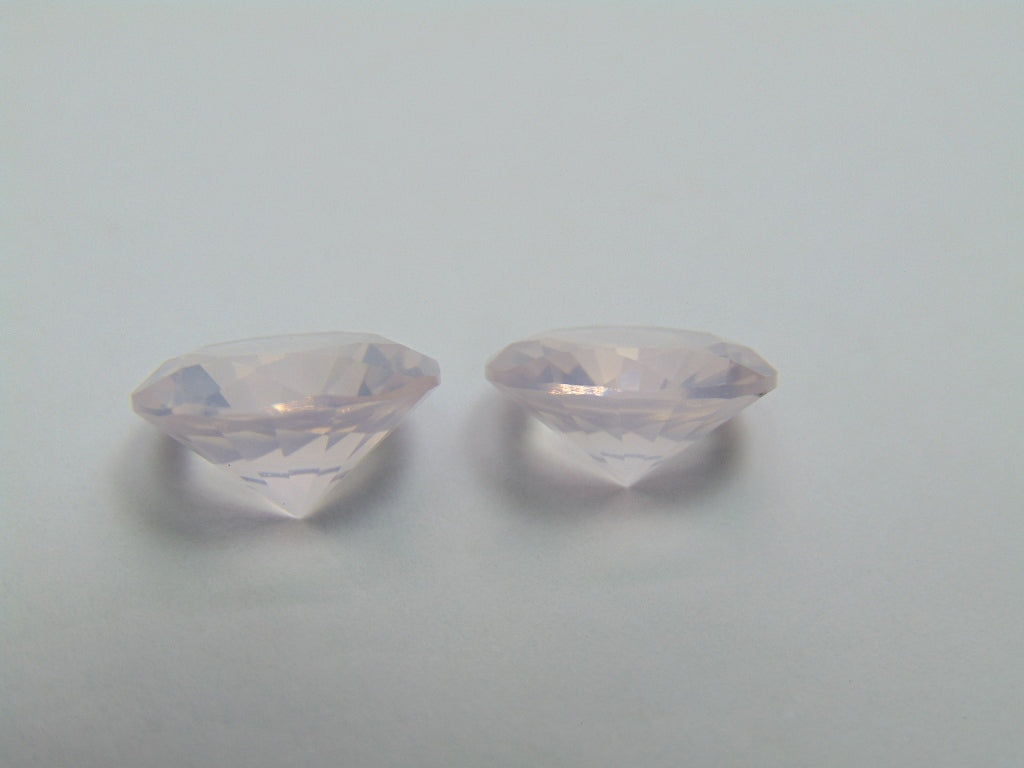 10.35ct Quartzo Rosa 12mm 13mm