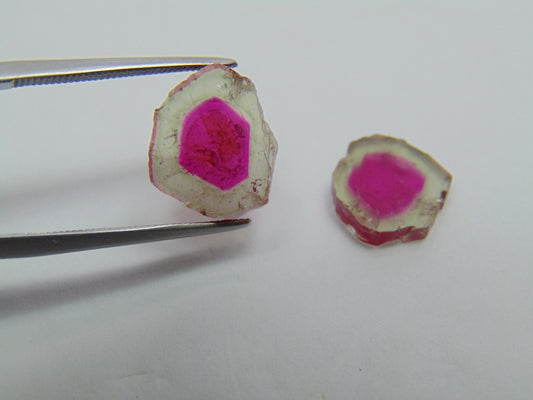 7.15ct Watermelon Tourmaline 13x11 11x10mm