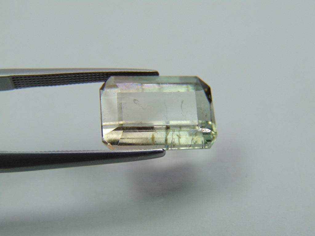 8.60ct Turmalina Bicolor 14x10mm
