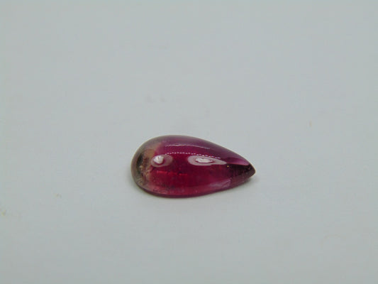 3.90ct Turmalina Cabochção Bicolor 19x8mm