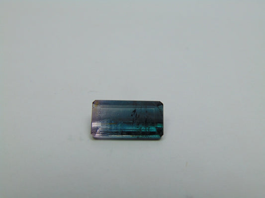 3.70ct Turmalina Bicolor 12x7mm