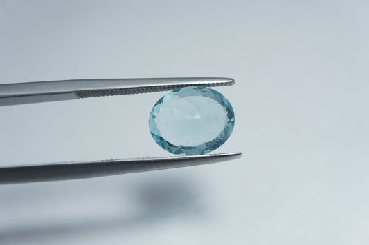 2.50ct Topázio cor natural 10x8mm