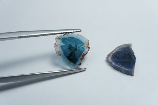 4.15ct Turmalina melancia 11mm / 11x5mm