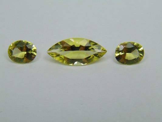 7.35ct Green Gold 9x7mm 18x5mm 9x7mm