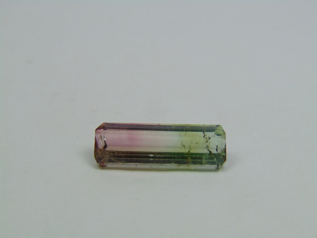 Turmalina Bicolor 5,30ct 18x6mm