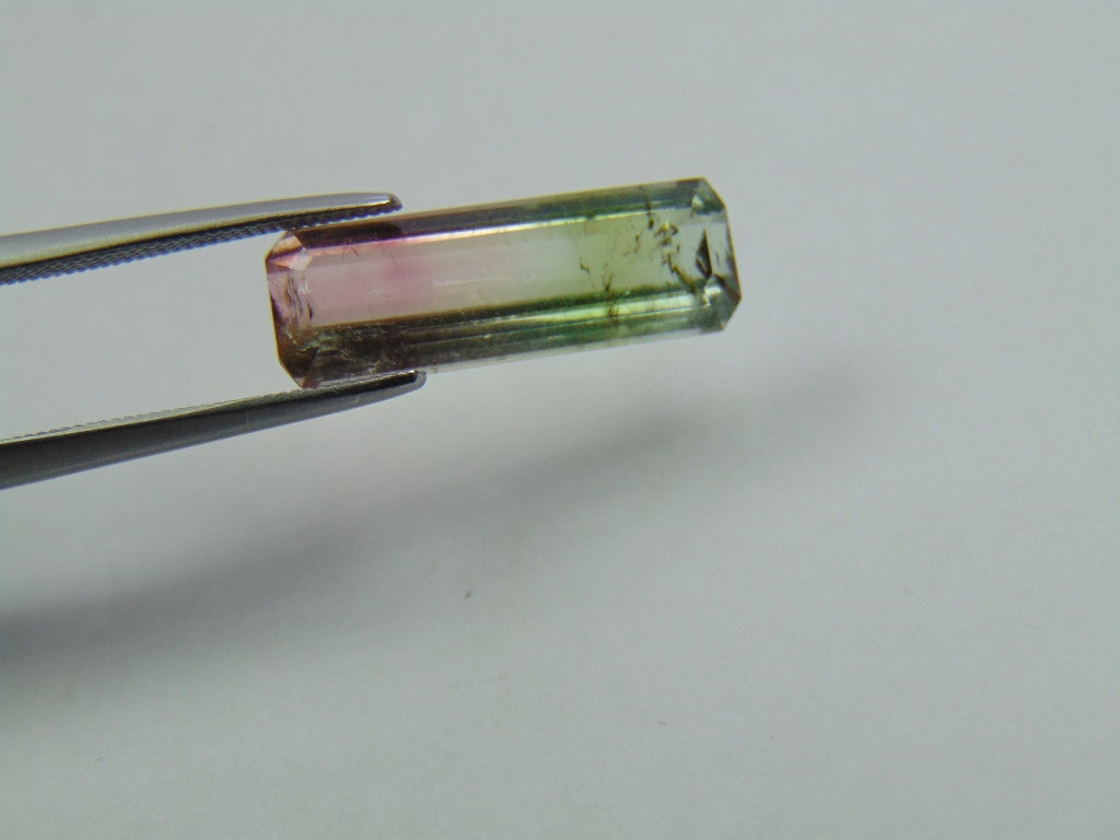 Turmalina Bicolor 5,30ct 18x6mm