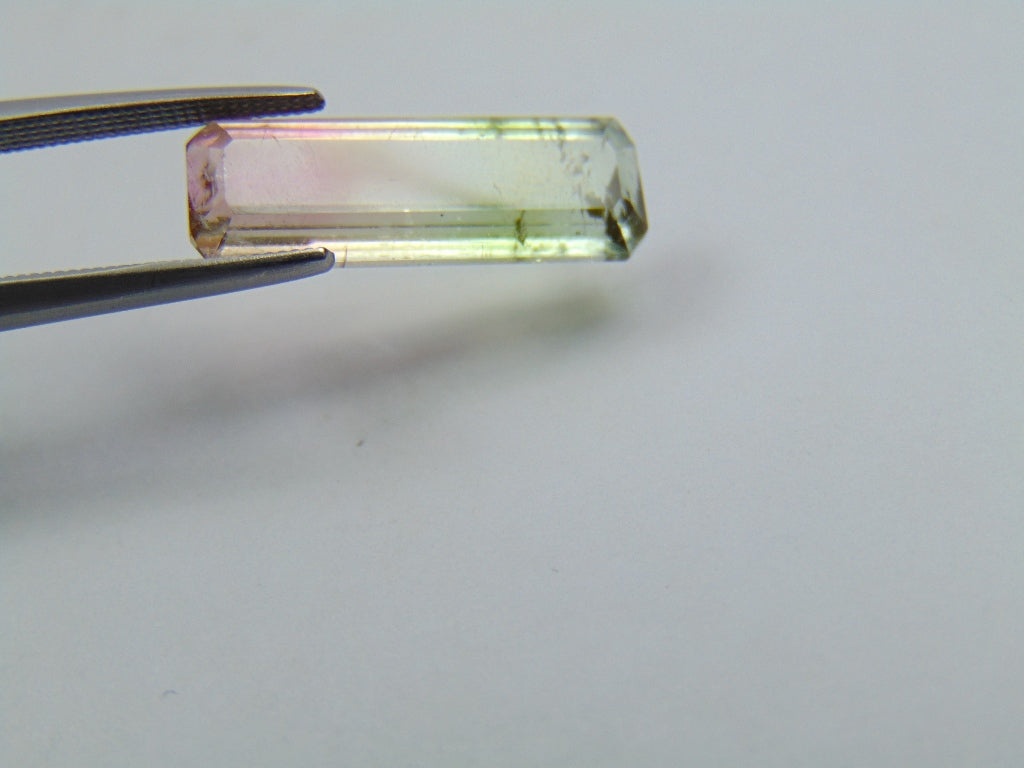 Turmalina Bicolor 5,30ct 18x6mm