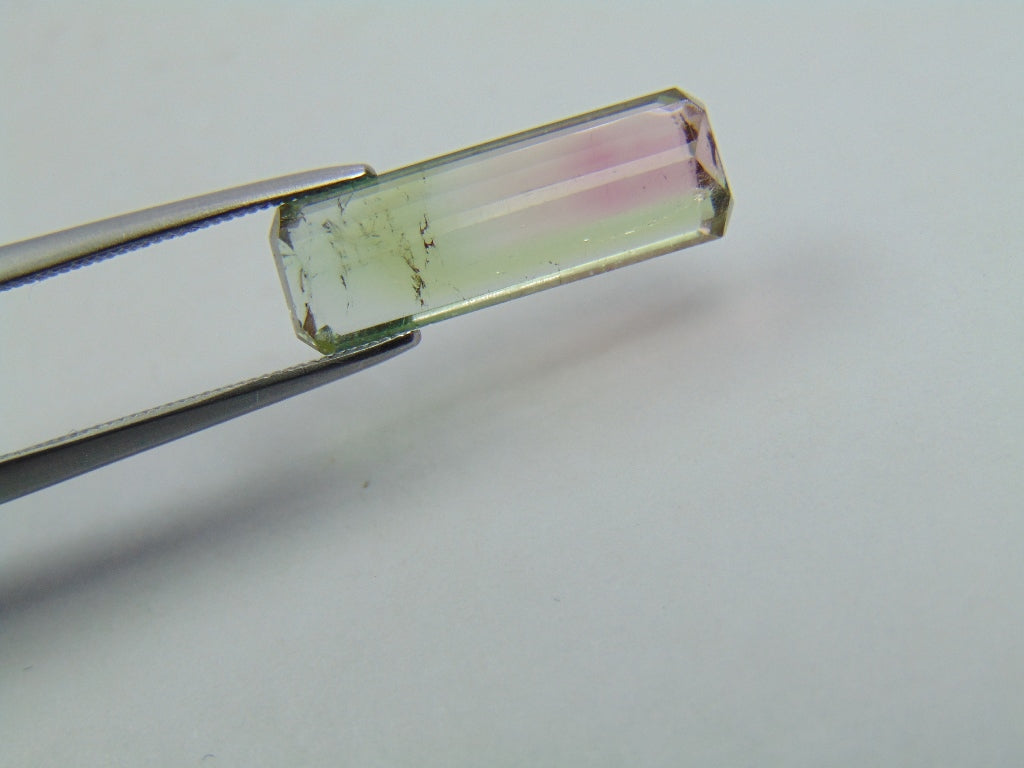 Turmalina Bicolor 5,30ct 18x6mm