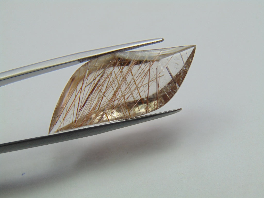 22.80ct Quartzo Com Inclusão 35x13mm