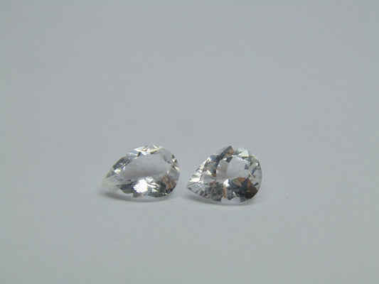 6.45ct Topázio Par 11x8mm
