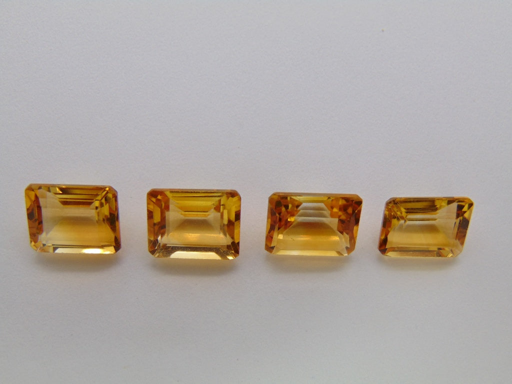Citrino 12,45ct calibrado 10x8mm