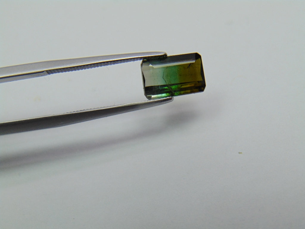 2,05ct Turmalina Bicolor 9x6mm