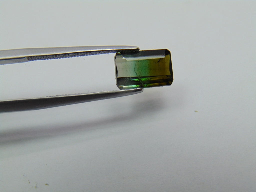 2,05ct Turmalina Bicolor 9x6mm