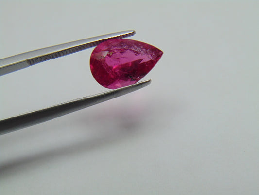 3.09ct Turmalina Rosa 12x8mm