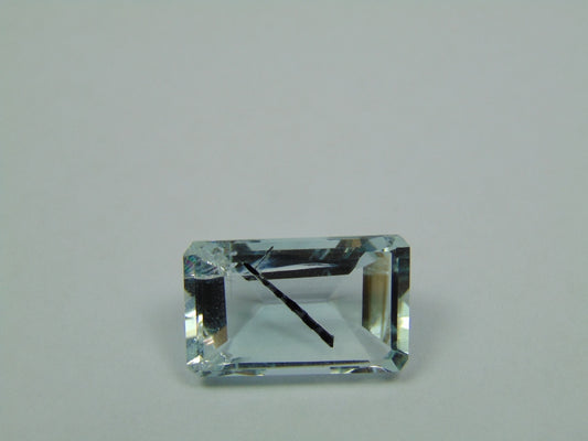 10.75ct Água-marinha Com Inclusão 18x12mm
