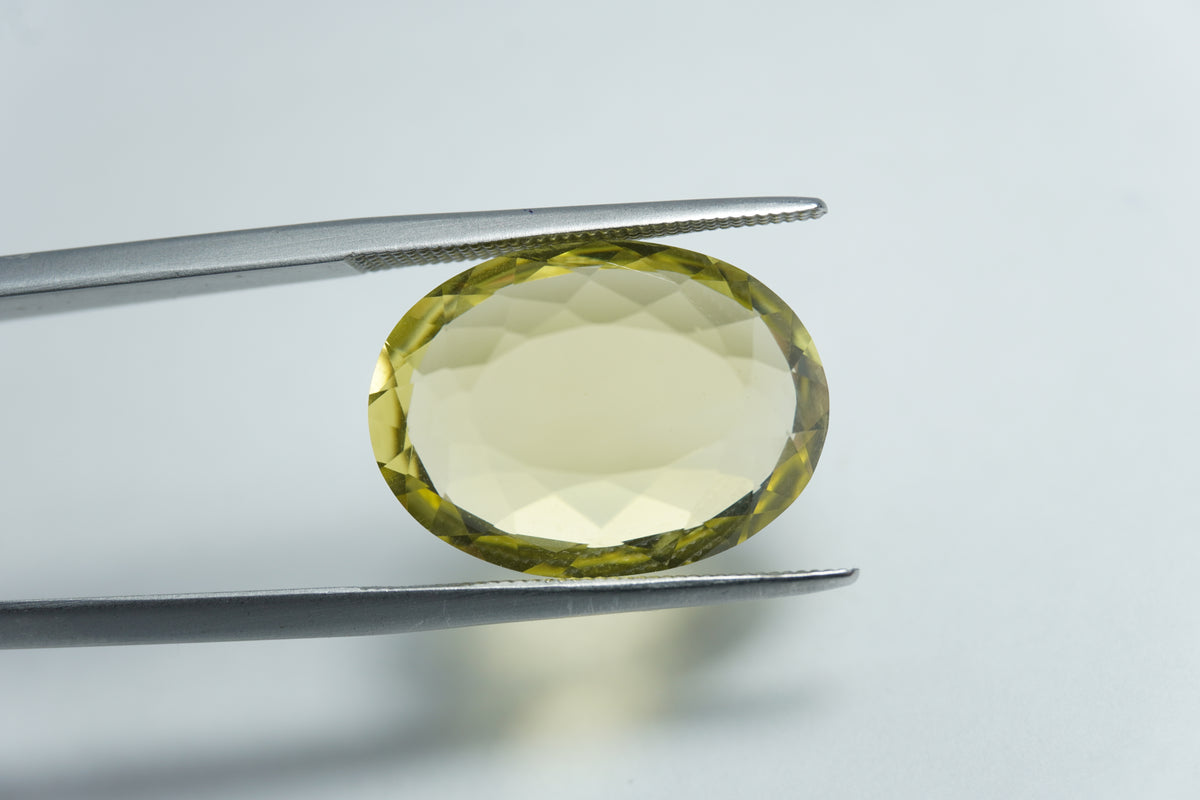 11 quilates ouro verde 18x13mm