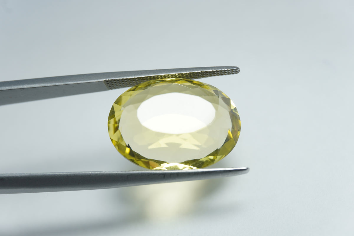 11 quilates ouro verde 18x13mm