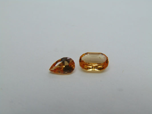 Topázio Imperial 2.10ct 7x5mm 8x5mm