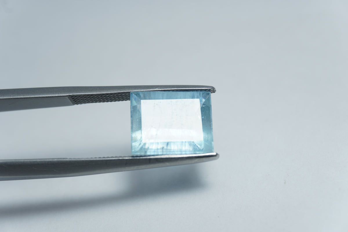 3,35ct Água-marinha 10x8mm