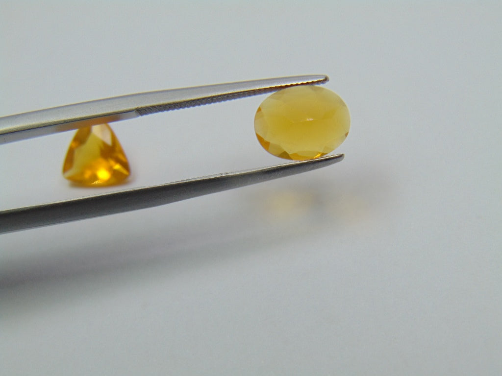 2.08ct Opala de Fogo 8mm 9x7mm