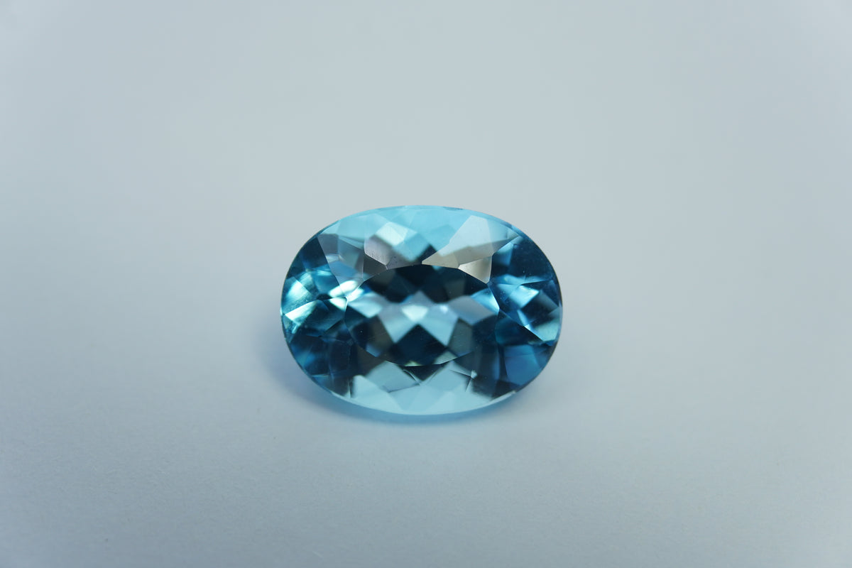 Topázio de 10,40 ct, 15x11 mm