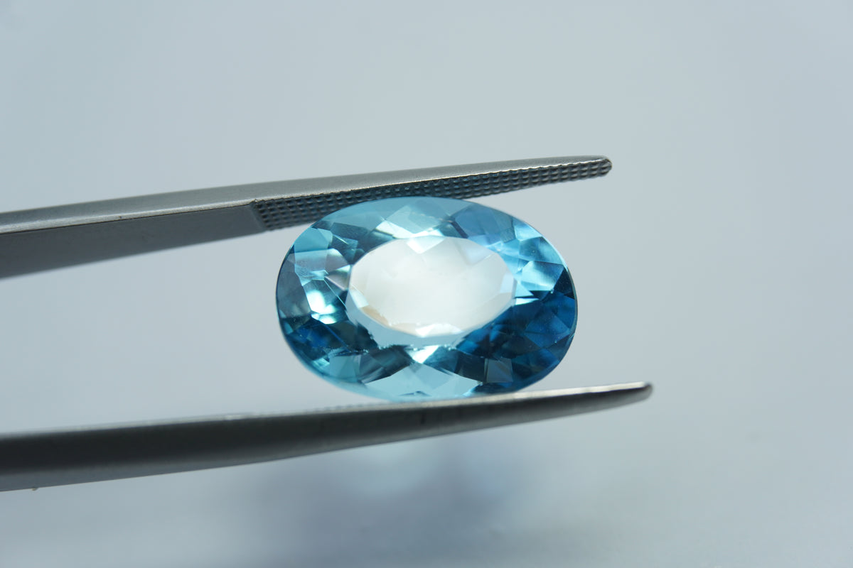 Topázio de 10,40 ct, 15x11 mm