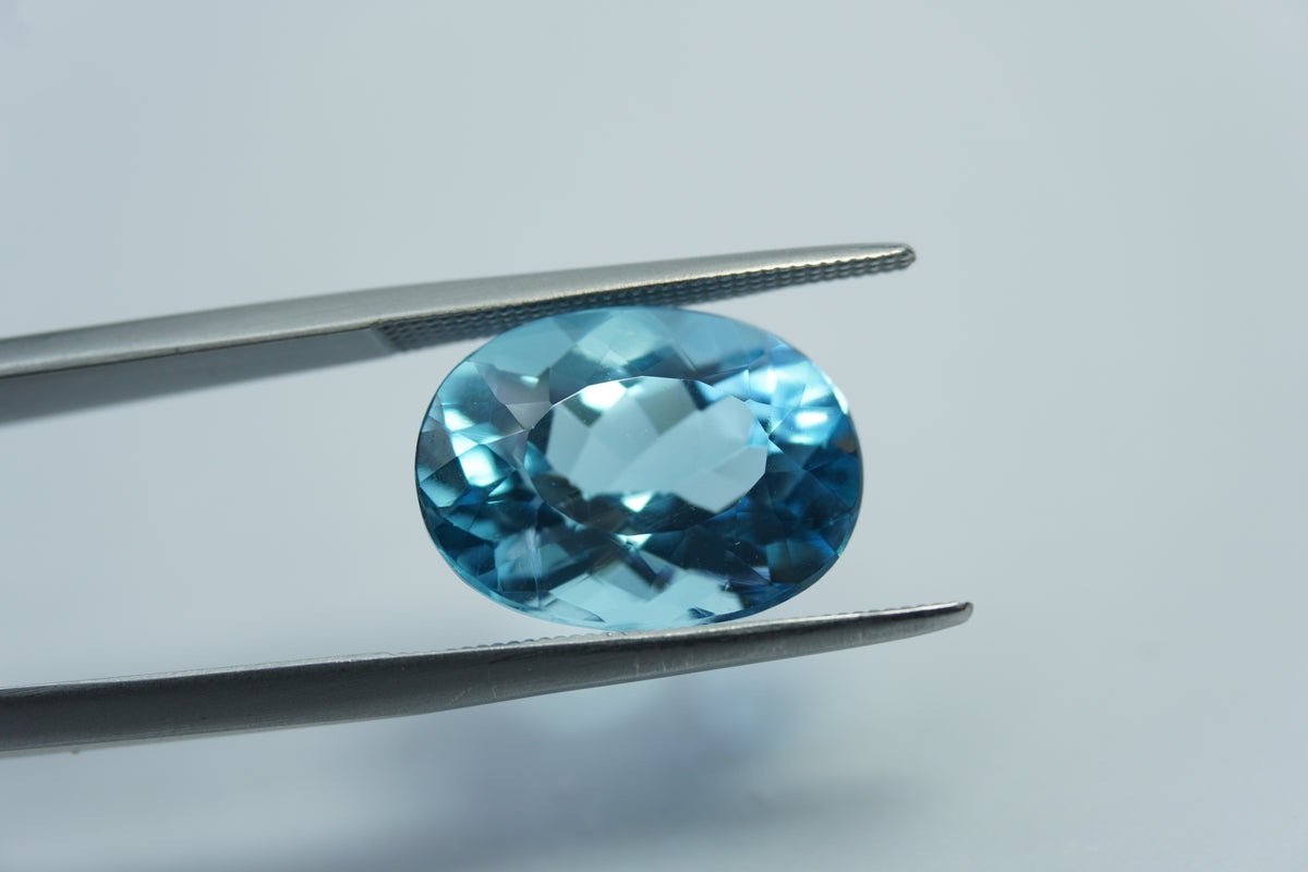 Topázio de 10,40 ct, 15x11 mm