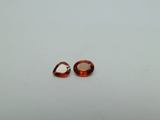 1.60ct Espesartita 5x5.5mm 6x5mm