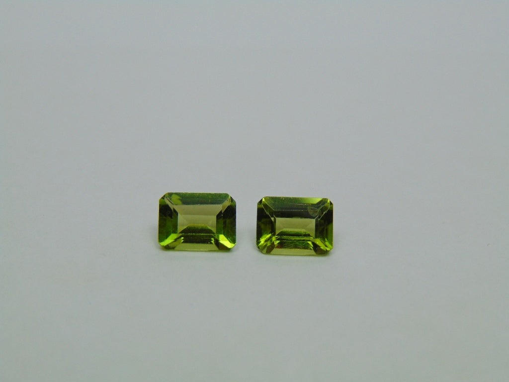 Peridoto 2,75 ct 8x6mm