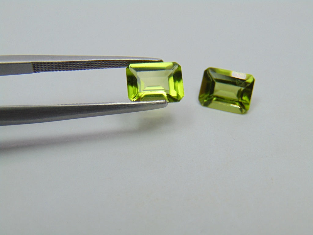 Peridoto 2,75 ct 8x6mm