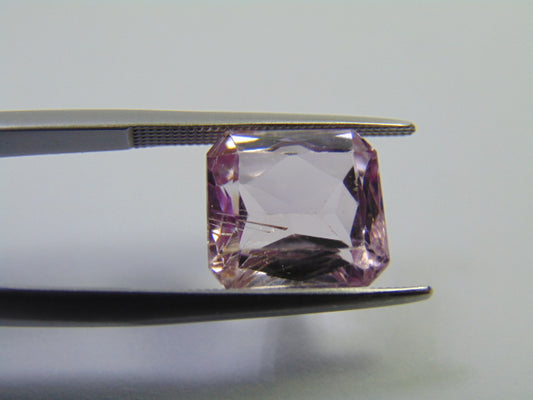 6.70ct Kunzita com Agulhas 11x10mm
