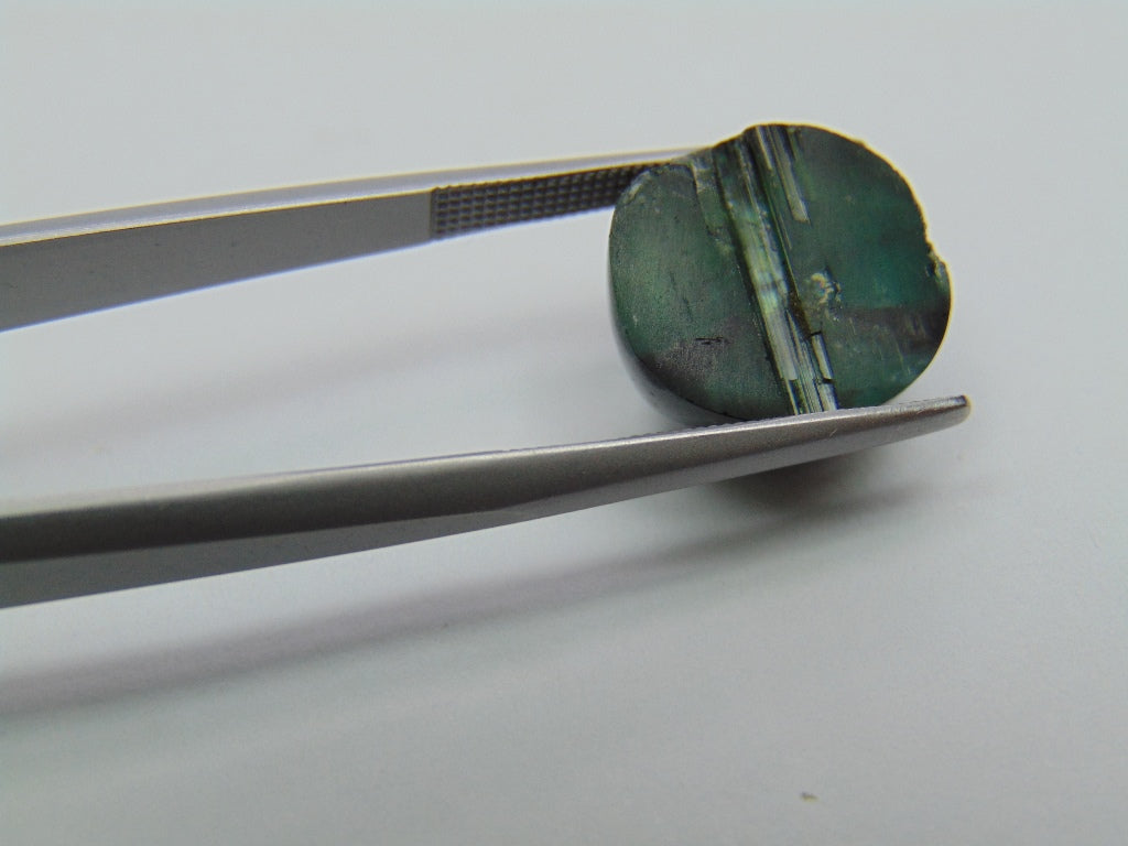 Turmalina 13,80ct com listra 13x12mm