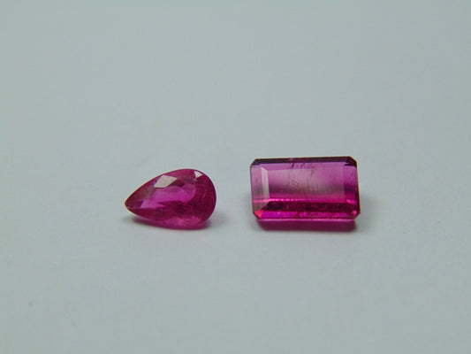 2.90ct Turmalina Rosa 8x5mm 10x6mm