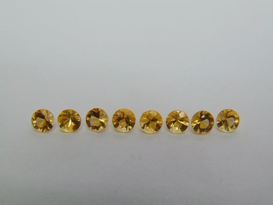 6ct Citrine Calibrated 6mm