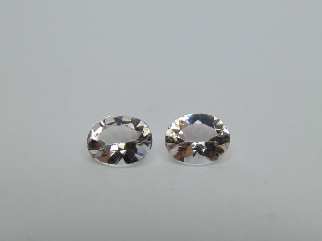 Par de Morganita 4,50ct 10x8mm