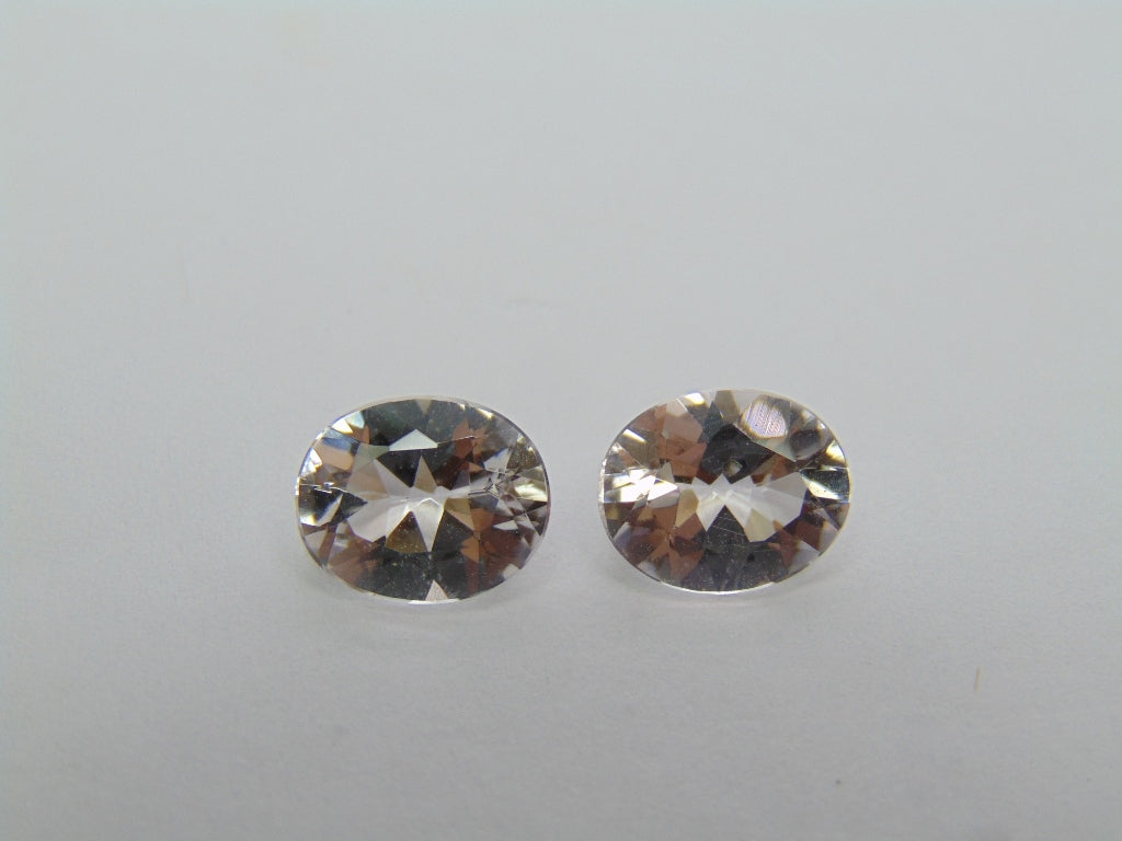 Par de Morganita 4,50ct 10x8mm