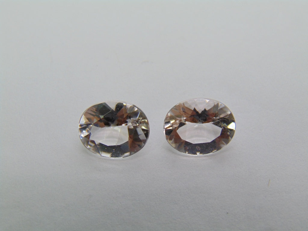 Par de Morganita 4,50ct 10x8mm