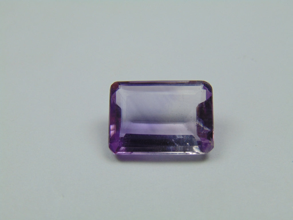 Ametista bicolor rosa-frança de 8,20ct 12x8mm