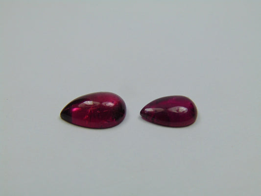 4.20ct Turmalina Cabochão 11x7mm 9x7mm