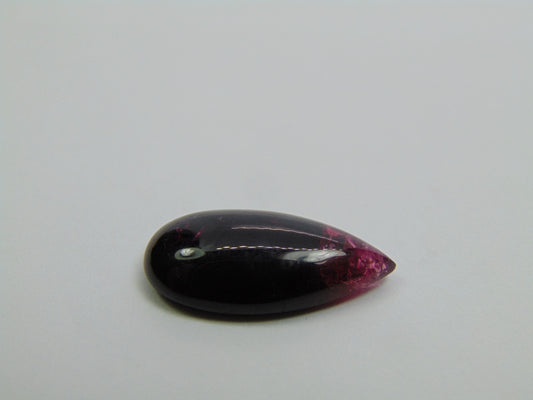 12.25ct Turmalina Cabochão Bicolor 23x11mm