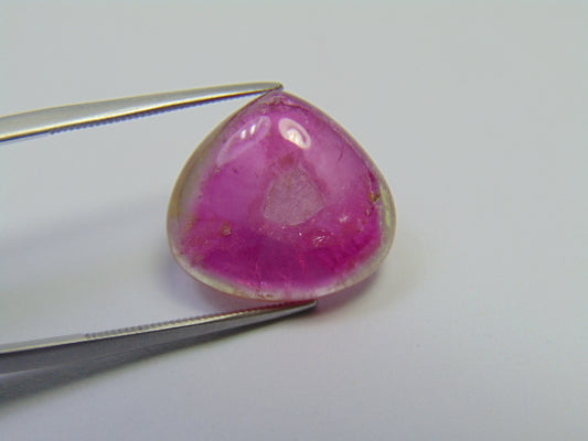 13.98ct Tourmaline Cabochon Bicolor 18x16mm
