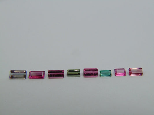 Mistura de turmalina de 3,80 ct