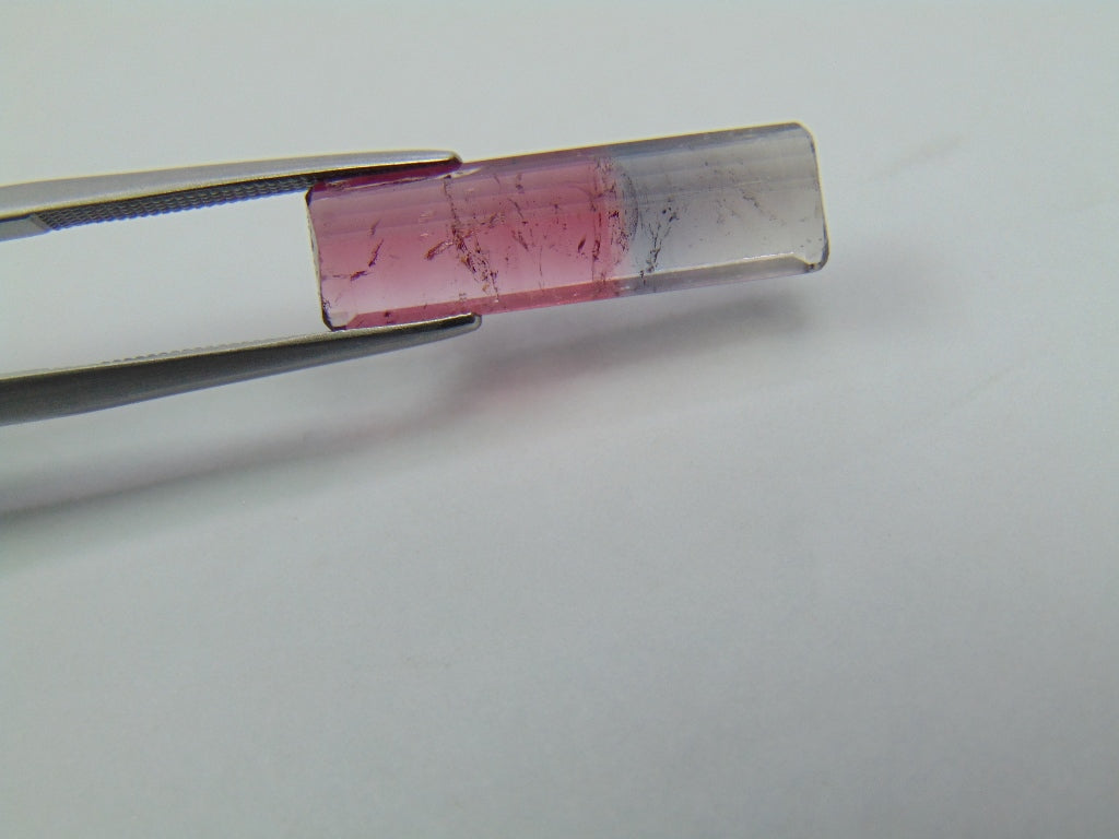 5.95ct Turmalina Bicolor 22x6mm