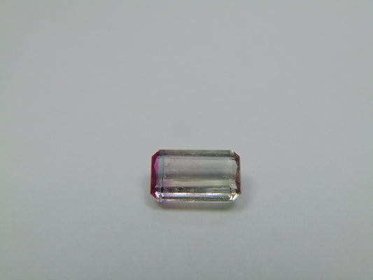 3.60ct Turmalina Bicolor 12x7mm