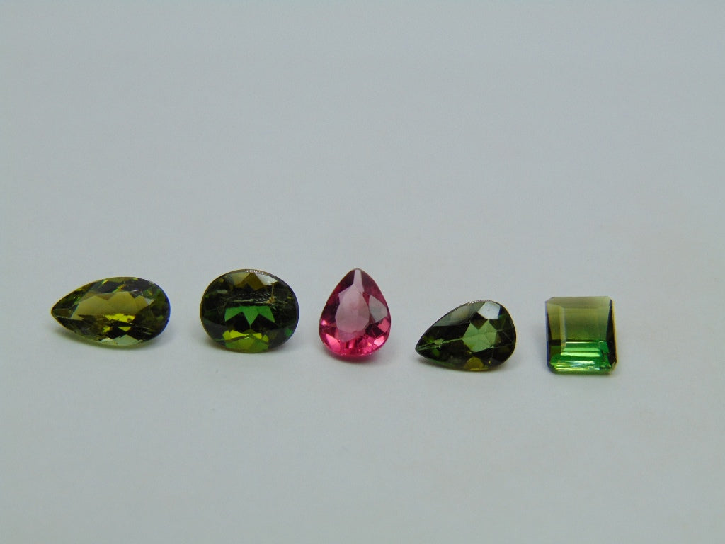 3,78ct Turmalina Mista