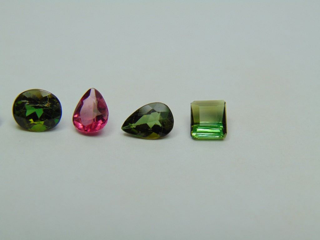 3,78ct Turmalina Mista
